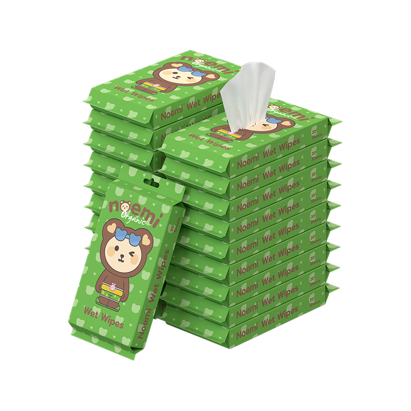 20 toallitas húmedas