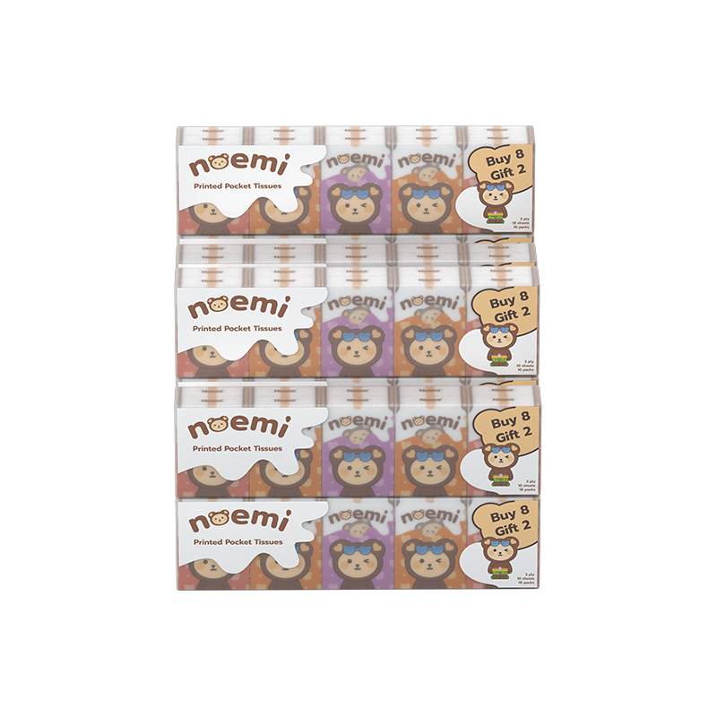Papel de pañuelo impreso