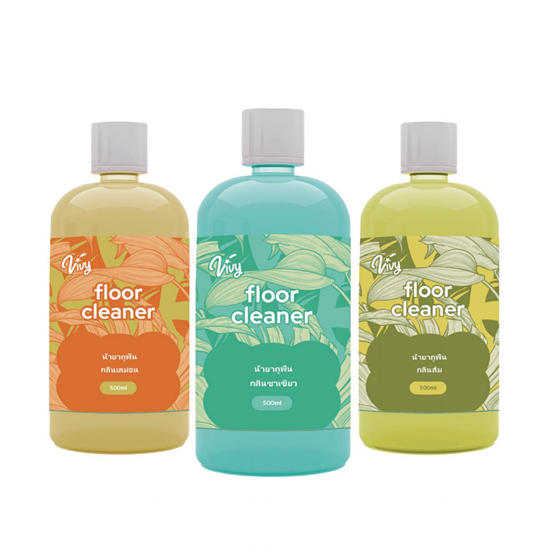 Limpiador de Pisos Multi-Aroma – 500ml (Naranja / Té Verde / Limón)