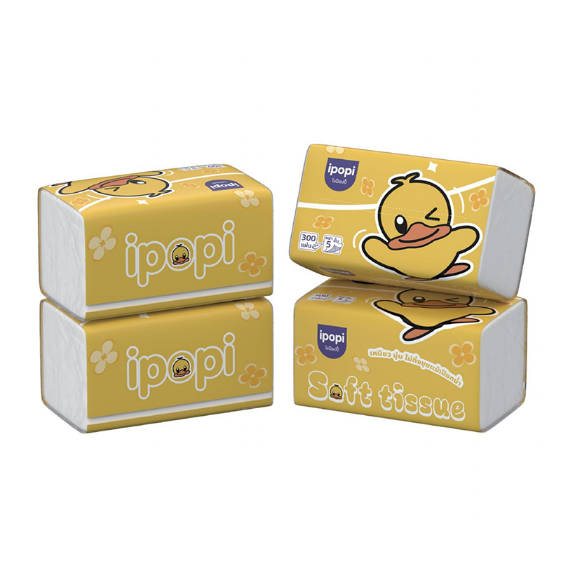 Pañuelo facial compacto de 5 capas: 60 hojas (175 × 140 mm)