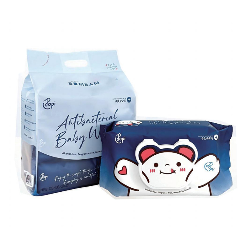 Toallitas desinfectantes antibacterianas - 60 hojas (150×180 mm)