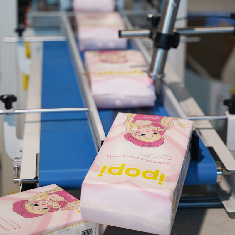 Pañuelos de papel en caja colgante con fondo de 320 hojas